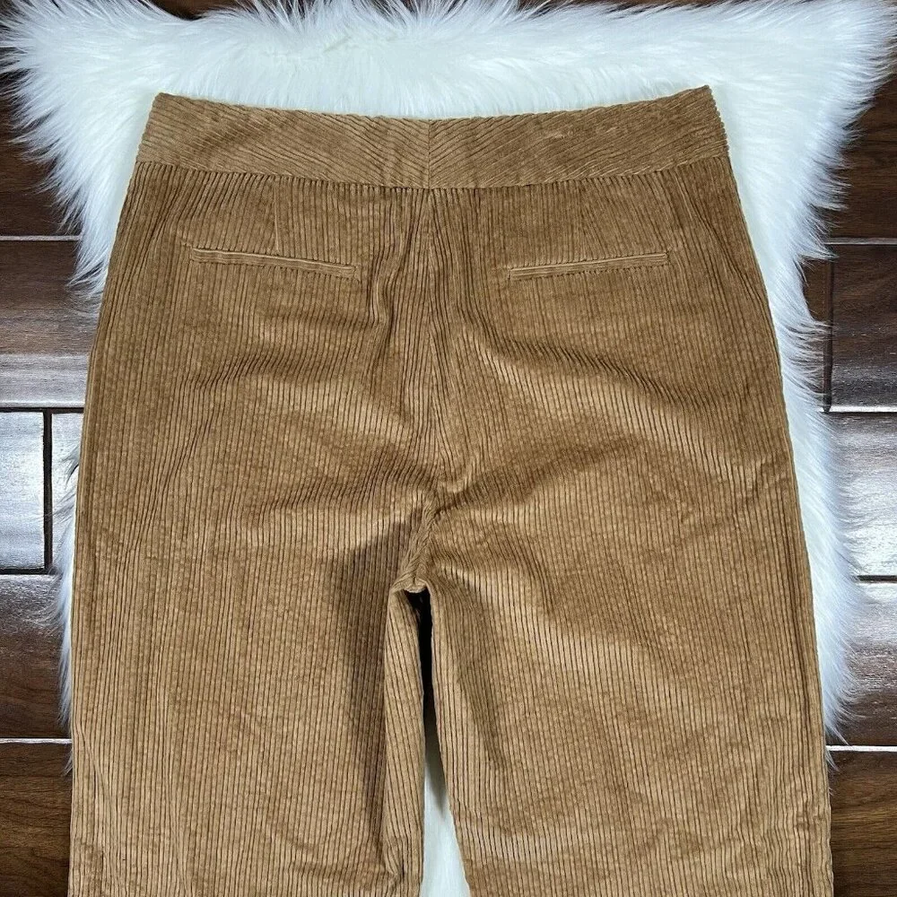 Coach Women's Size 10 Peanut Brown‎ Corduroy Trouser Pants